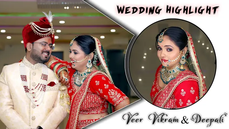 Still from Wedding Highlight · Veer Vikram & Deepali